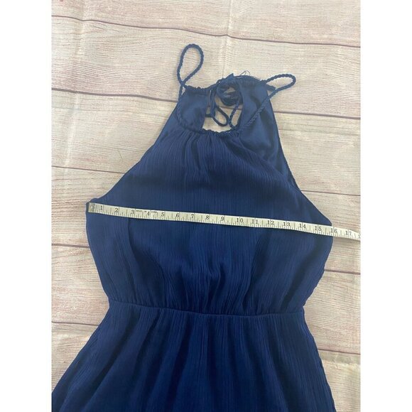 Zara Trafuluc Women's Blue Braided Neck Dress - Small - Picture 7 of 12